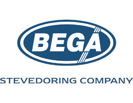 Klaipeda stevedoring company BEGA logotype