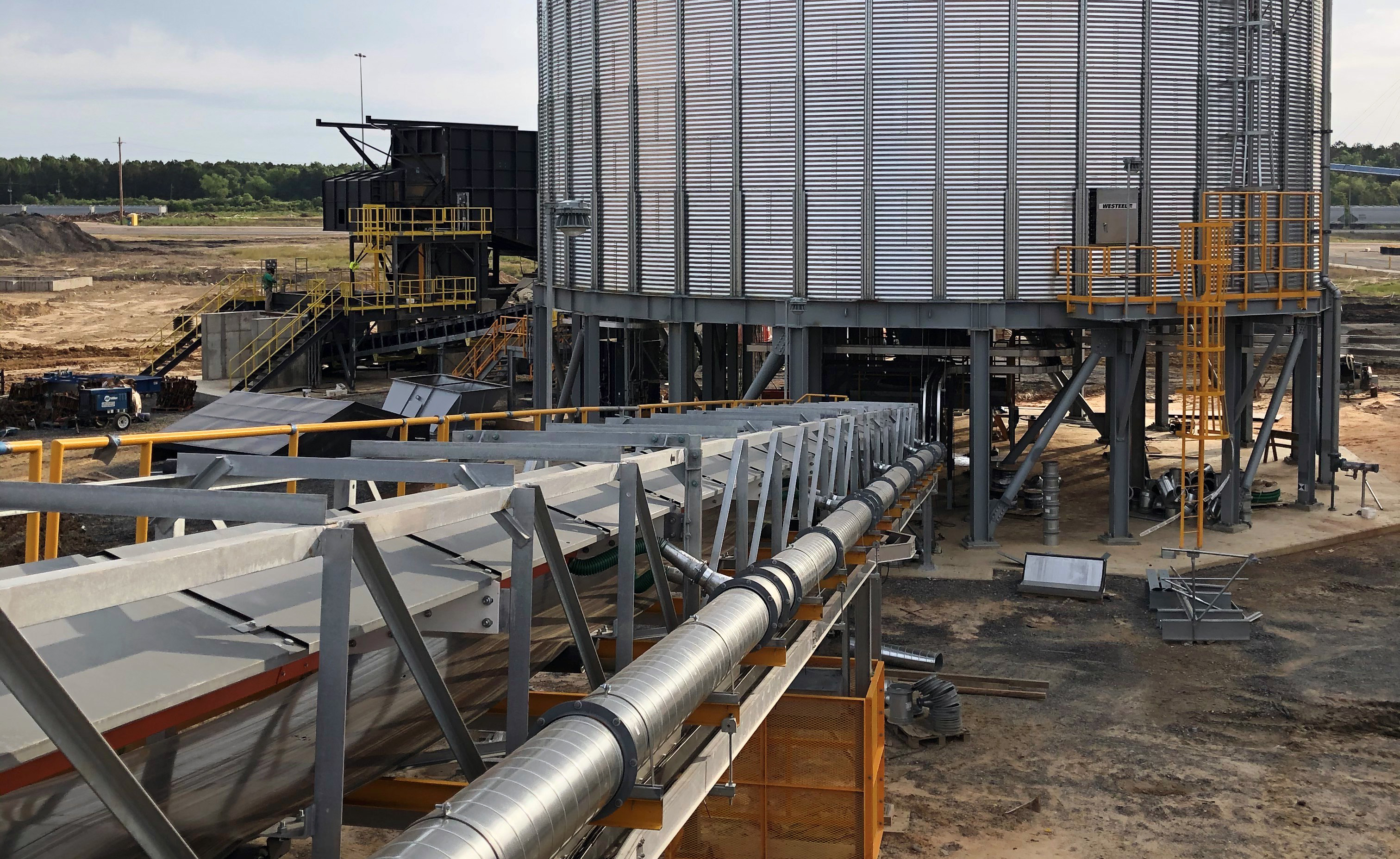 Bruks Siwertell air-cushion conveyor