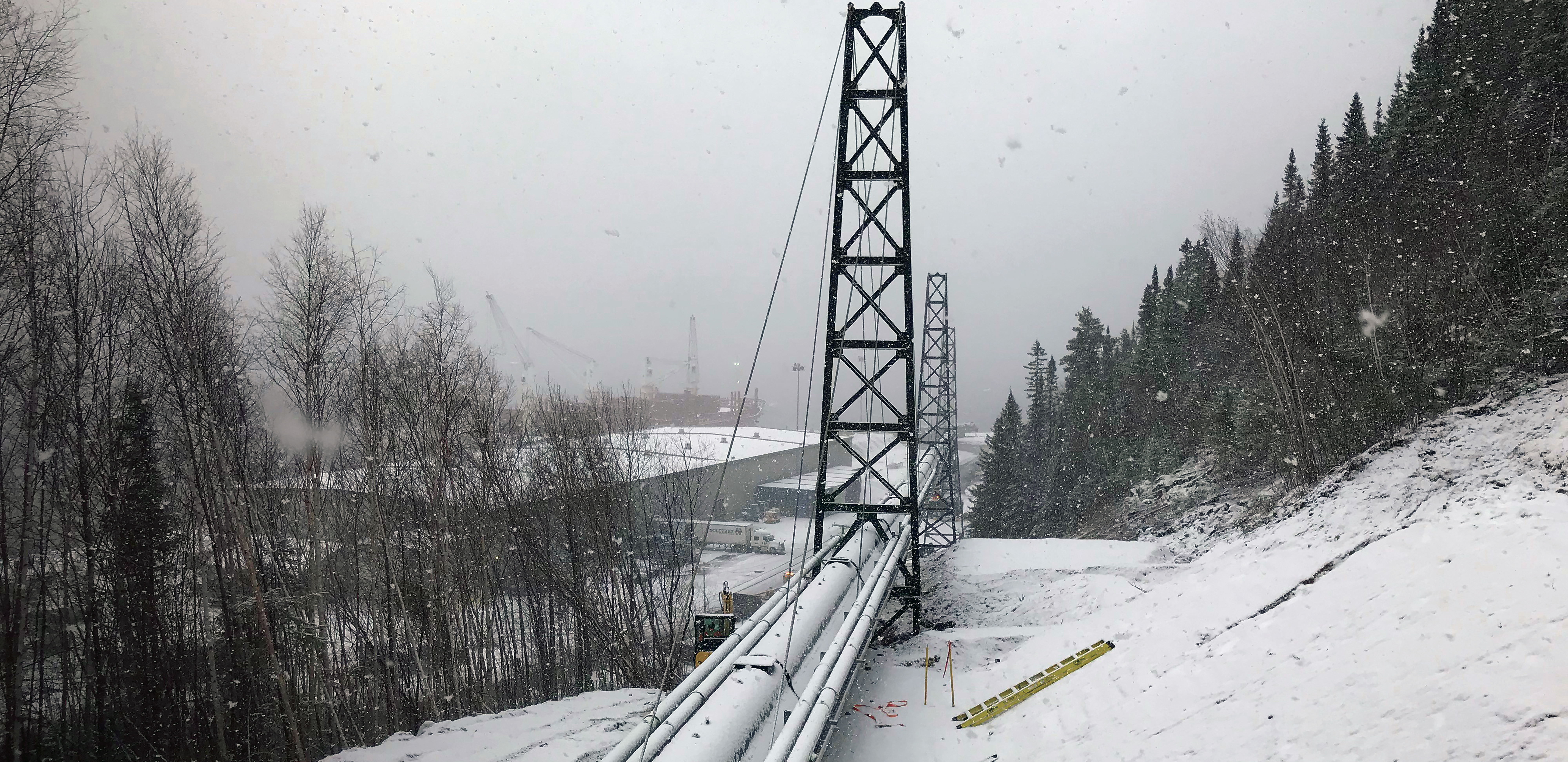 Bruks Siwertell air-cushion conveyor