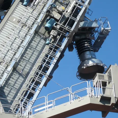 Grey Siwertell Ship loader for Iron ore, Australia Grey Siwertell Ship loader for Iron ore, Australia