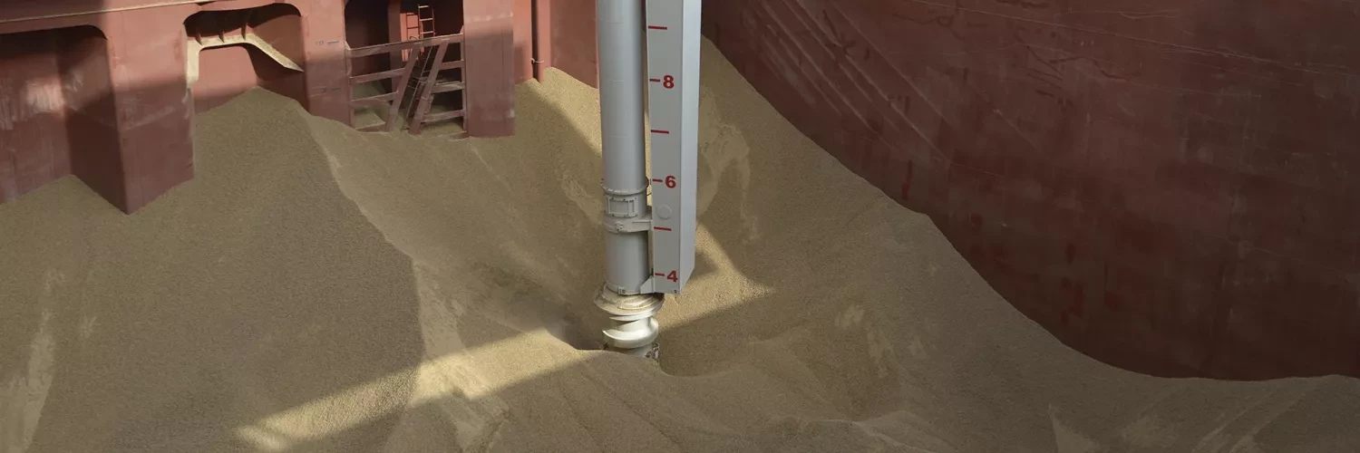 Siwertell unloading biomass