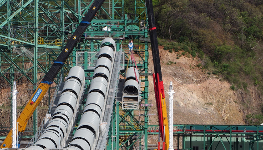 Siwertell modular belt conveyor