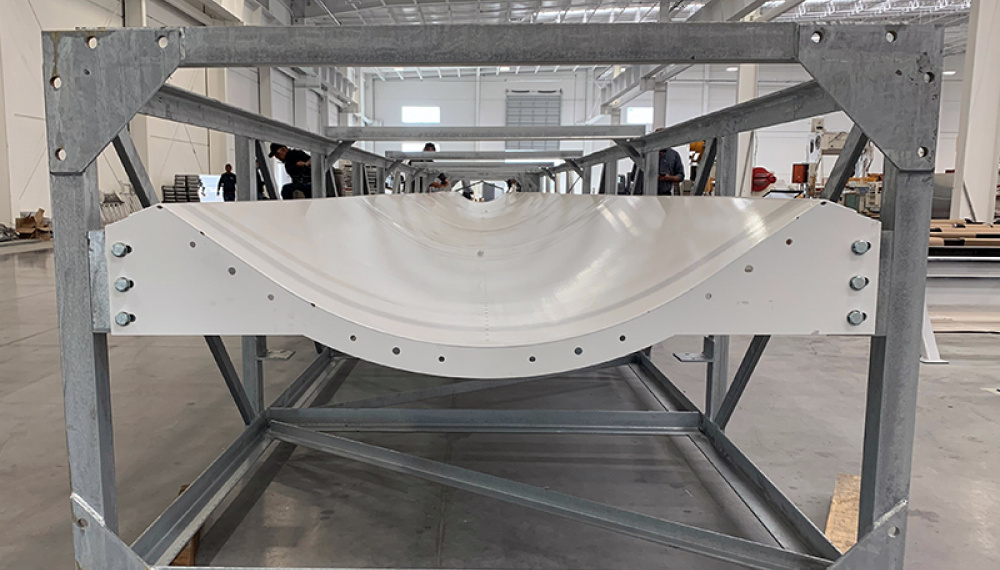 Bruks Air-supported belt conveyor system