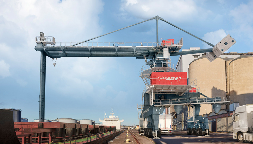 Siwertell port mobile unloader