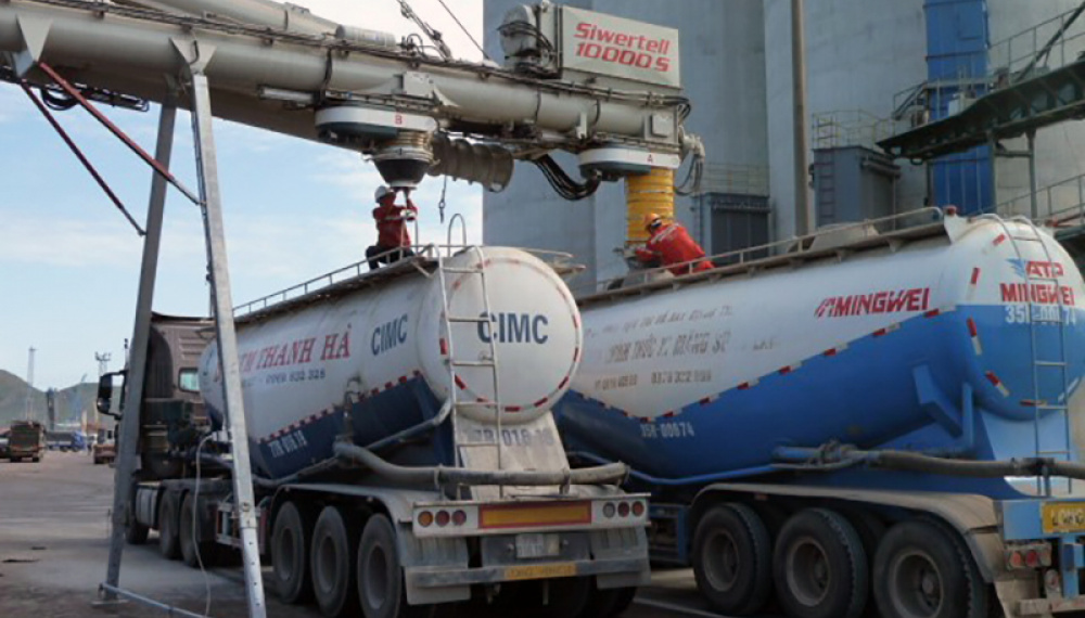 Siwertell road-mobile ship unloader 10 000S