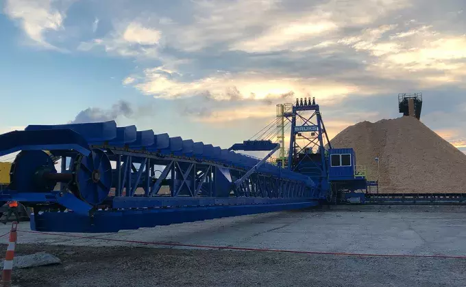 linear cantilever reclaimer bruks siwertell