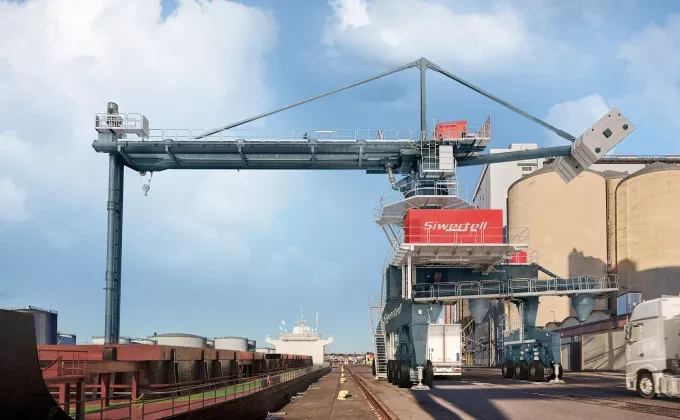 Siwertell port mobile unloader